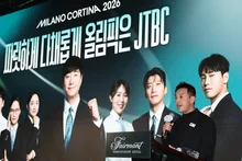 [포토&] 기자간담회 현장_배성재·윤성빈·김아랑…JTBC, 밀라노 동계 올림픽 '역대급 어벤져스 중계진' 확정