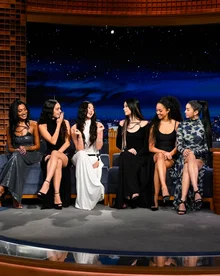 Cat's Eye Yoonchae Reveals Meeting Rosé at the Grammys on The Tonight Show with Jimmy Fallon