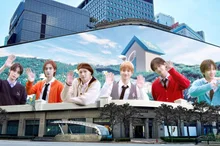 BOYNEXTDOOR Lights Up Seoul City Center... Exclusive Screening of Shinsegae Square Teaser Video
