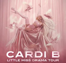 《戲劇女王的回歸》... 卡迪·比，經過六年的等待，首次舉行的競技場巡演開幕