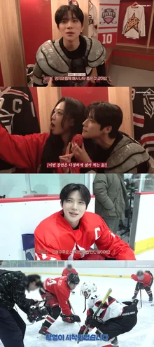 'Moon Sang-min Transforms into a Hockey Player' Moon Sang-min, Lee Young-ji's 'Robot' MV Behind-the-Scenes Revealed