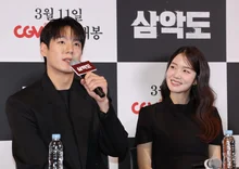 [照片&] 實話更令人毛骨悚然… '三惡道' 趙允書X郭時陽，追逐最糟糕的邪教 '白白教' 的 '靈異恐怖' 試映會現場