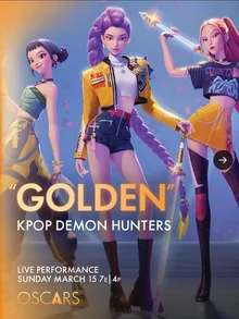 'K-Pop Demon Hunters' OST 'Golden', Live Stage Confirmed for the 98th Academy Awards