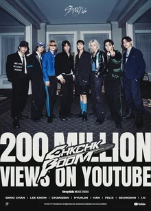 【KPOP 事件】Stray Kids《Chk Chk Boom》突破 2 億觀看次數…創下出道至今第 8 項大紀錄