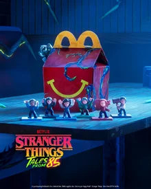 Netflix X McDonald’s Launches Happy Meal for ‘Stranger Things’… to Celebrate the Broadcast of the Animated Series