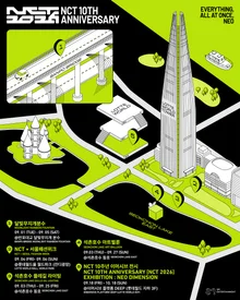 NCT kỷ niệm 10 năm, cả Seoul biến thành sân khấu… báo hiệu làn sóng “Pearl Neo Champagne”, triển lãm trang phục và trình diễn nhạc nước