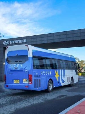 全州影展觀眾　現代汽車氫燃料電池巴士免費搭乘　每日行駛50次