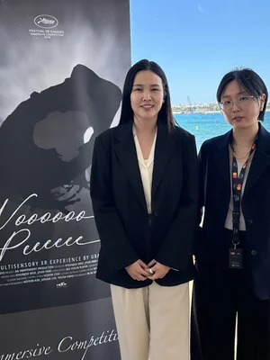 [Photo&] Cannes Film Festival Captivates With Korean Extended Reality…Floating, Meditative Experience