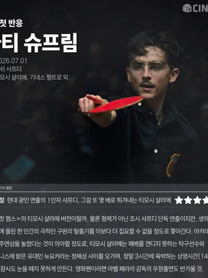 First Reactions: Cineplay's Joo Seong-chul Gives 'Marty Supreme' 4 Stars