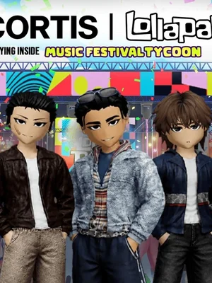 CORTIS logra la primera colaboración oficial con Roblox en su «Music Festival Tycoon» y se sube al escenario virtual del «Lollapalooza» de EE. UU.