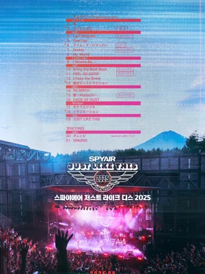 SPYAIR Concert Film 'SPYAIR JUST LIKE THIS 2025' Set for August Theatrical Release