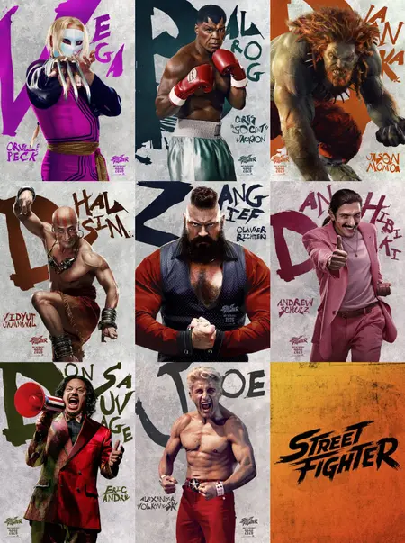 アドゲン！ストリートファイター実写映画キャラクターポスター公開