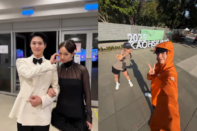 'AAA 2025' 시상식 비하인드 사진 공유. & 혜리 / 박보검 SNS