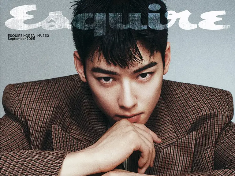 短髪で男性らしさを放つ、チャ・ウヌの入隊前最後のグラビア