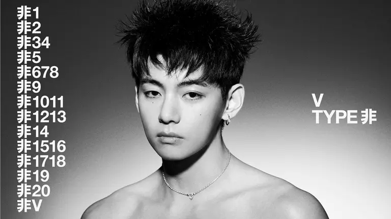 BTSのテテ、2冊目のフォトブック『TYPE 非』を発刊 20日から展示会