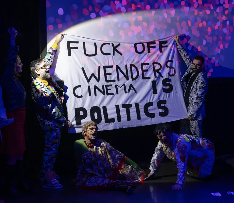 Performance and protest carrying the message 