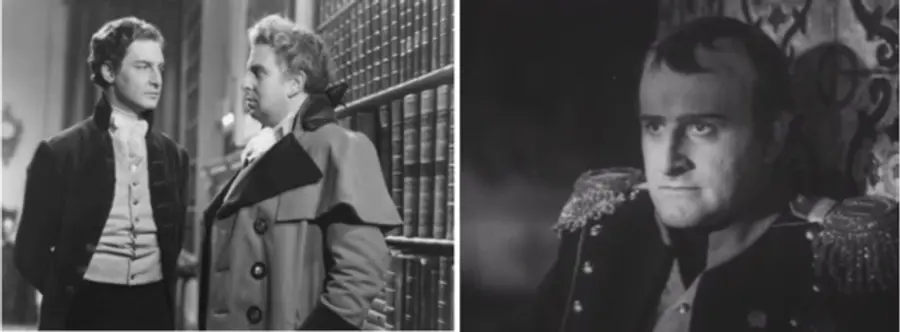〈더 영 미스터 피트〉 (1942)와 〈쿠투조프〉의 나폴레옹(1943, 사진 오른쪽)