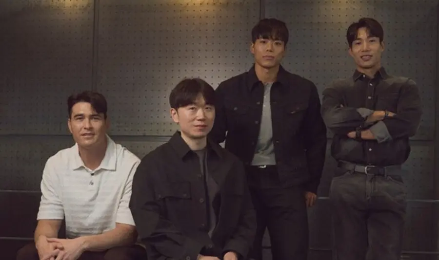 〈피지컬:100-언더그라운드〉안드레진, 장호기PD, 아모띠, 홍범석(왼쪽부터)
