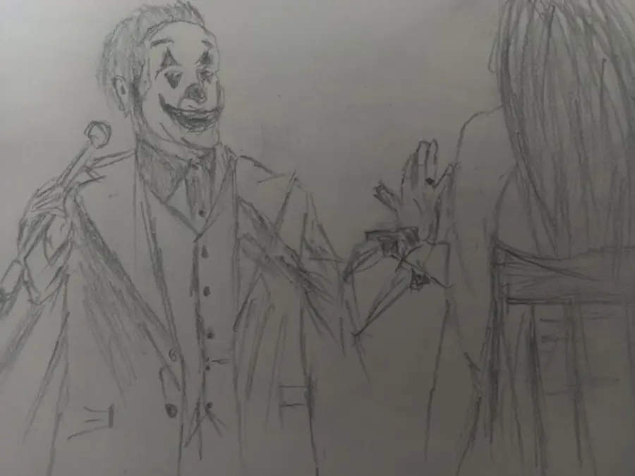 〈조커: 폴리 아 되〉 판타지에서 총을 쏘고 죽이는 건 범죄도 아니다. 영화를 보는 우리는 그 사실을 알고 있다.