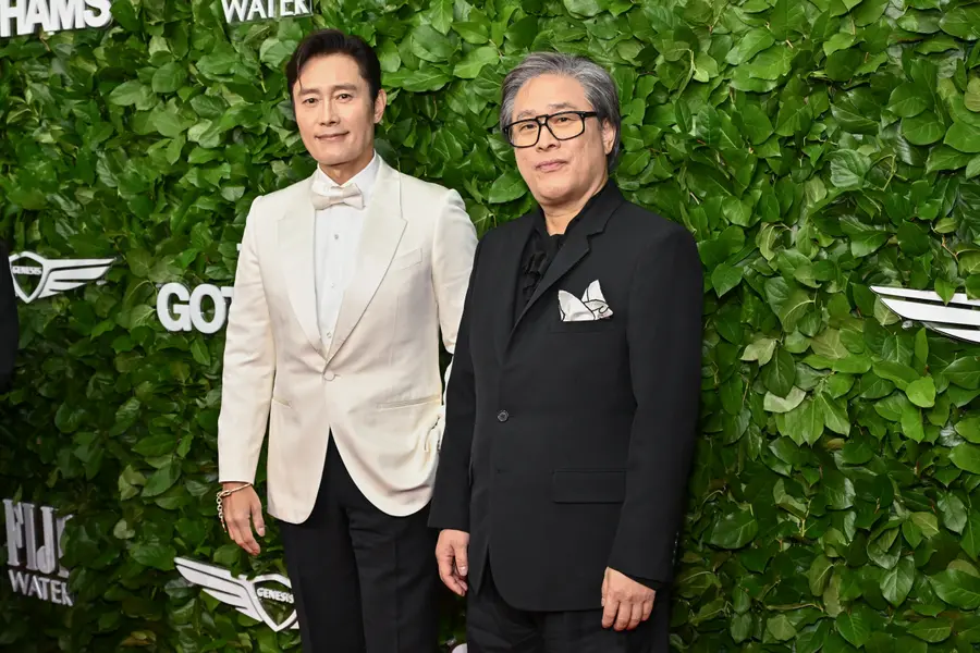 이병헌과 박찬욱, 12월 1일(월) 뉴욕 치프리아니 월스트리트에서 열린 고담 영화상 시상식 참석 [AP/연합]