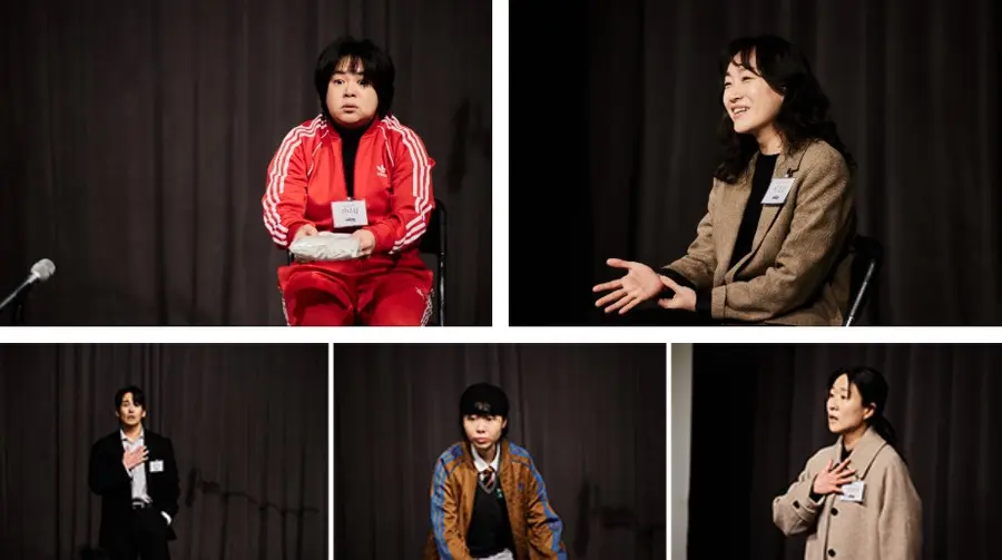 8th Actor Project winners (from left, clockwise) GRAND PRIZE Actor Kwon Da-rim, JURY PRIZE Actors Lee Il-jin, Kang Min-ji, Noh Seon-woo, Director’s Choice Actor Jung Jo-jun showcasing their final performances.