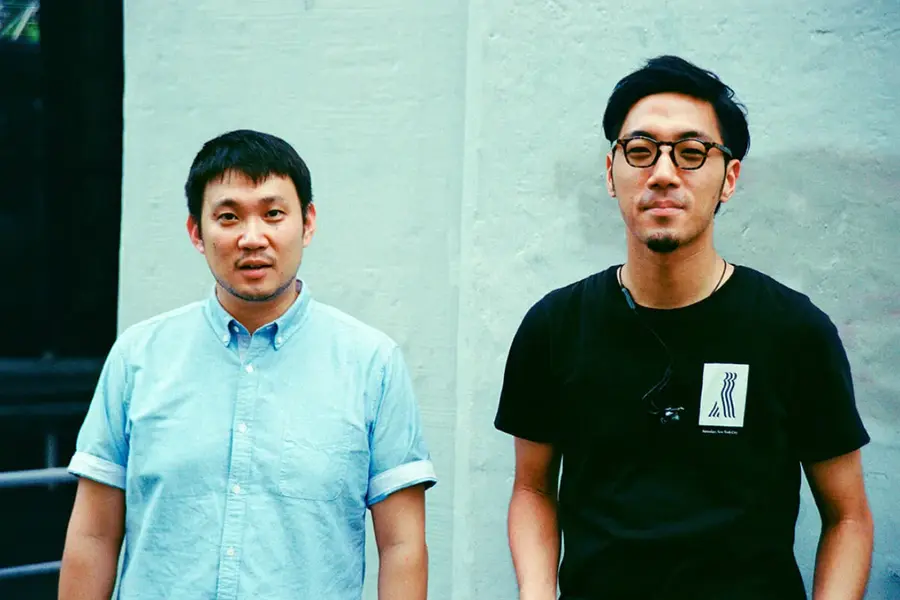 濱口竜介導演（左）， 〈淺子〉 音樂監督 tofubeats（托夫比茨）