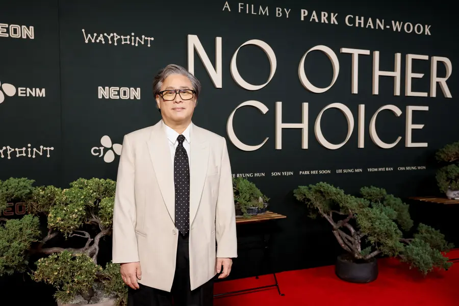 Director Park Chan-wook attending the 'ha!' premiere in LA on the 9th (local time) [Yonhap News]