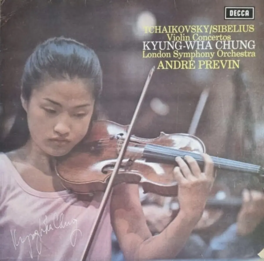 1970년 런던 심포니 오케스트라와 협연한 정경화의 앨범