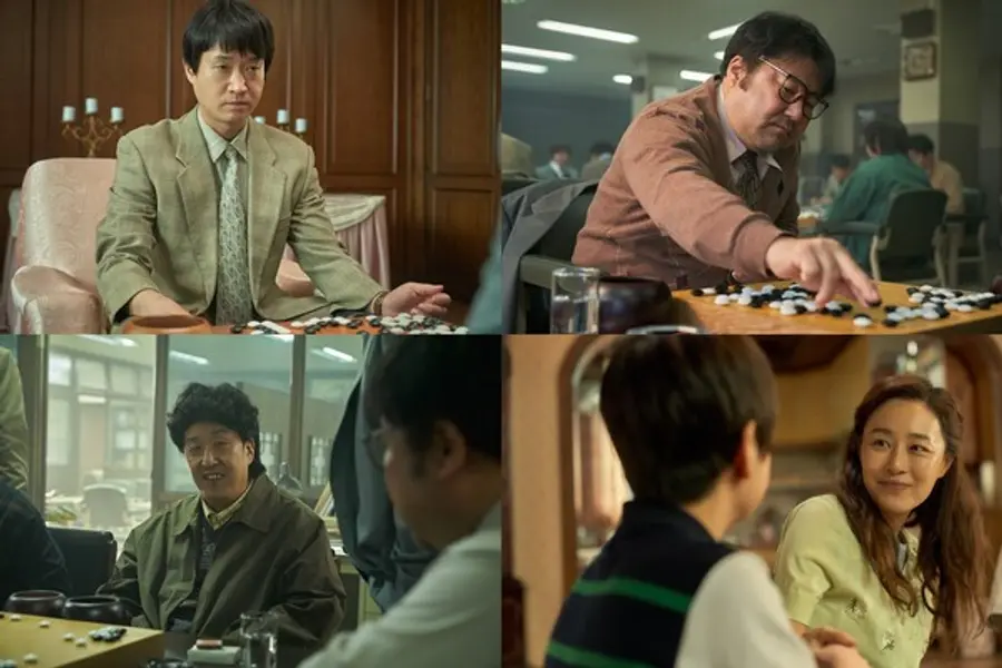〈승부〉 (왼쪽 위부터 시계방향) 남기철 역 조우진, 천승필 역 고창석, 정미화 역 문정희, 이용각 역 현봉식