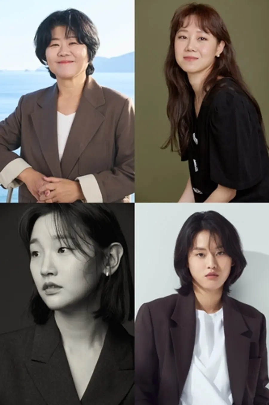 영화 〈경주기행〉 주연 배우들 이정은, 공효진, 이연, 박소담(시계방향으로) [애닉이엔티, 매니지먼트 숲, 아티스트컴퍼니, 에코글로벌그룹 제공