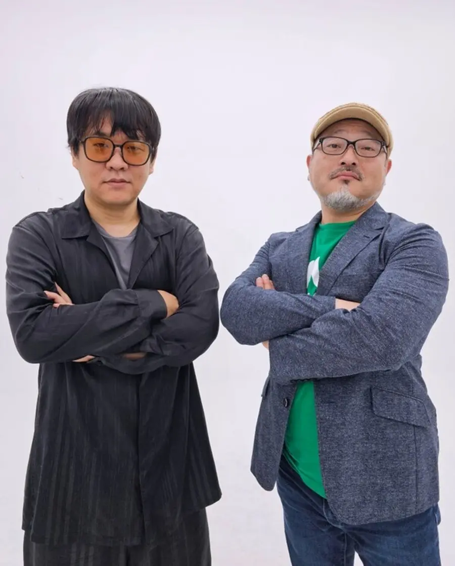 〈사유리〉원작자 오시키리 렌스케(왼)와 시라이시 코지 감독