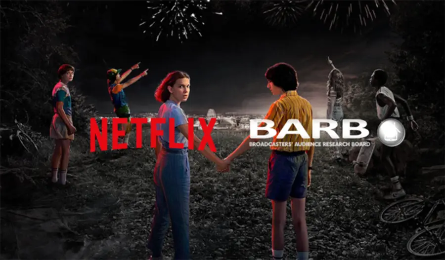 넷플릭스와 제휴한 영국 시청률 조사기관 BARB