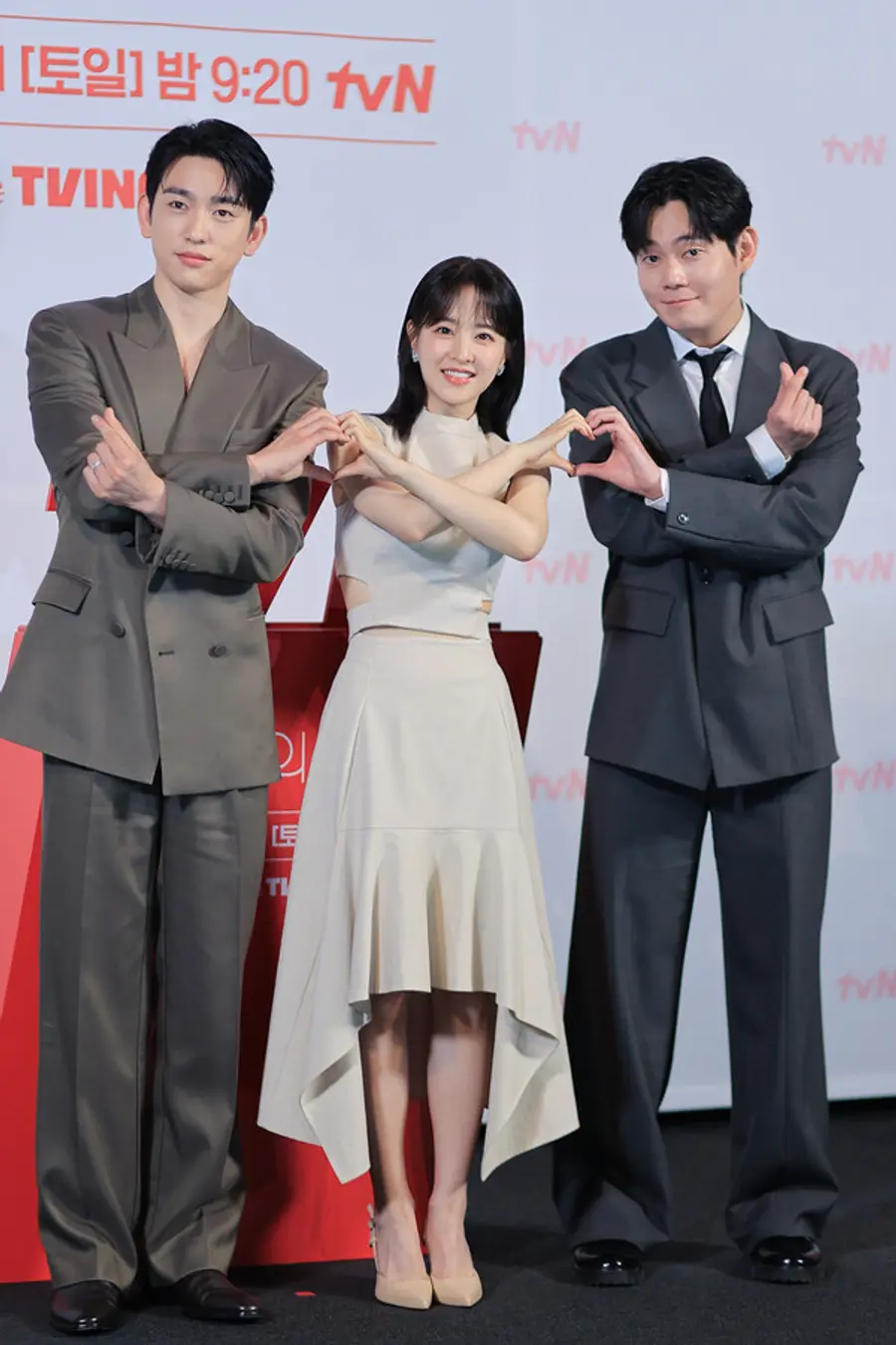 〈미지의 서울〉 제작발표회 (서울=연합뉴스) 류효림 기자 = 배우 박진영(왼쪽부터), 박보영, 류경수