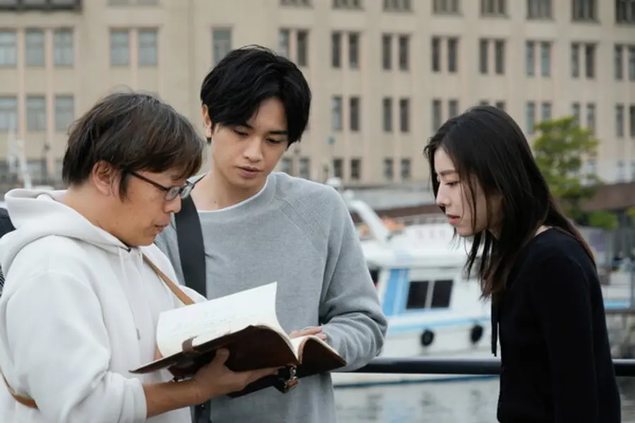 영화 〈나를 모르는 그녀의 세계에서〉 촬영 현장 [풍경소리 제공]