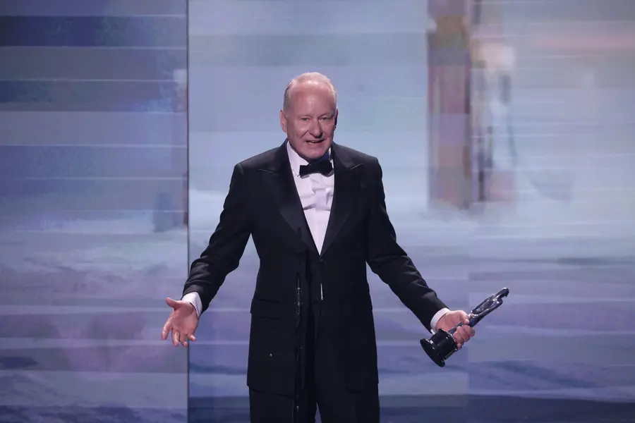 제38회 유럽영화상 수상 사진. 남자연기상(스텔란 스카스가드)