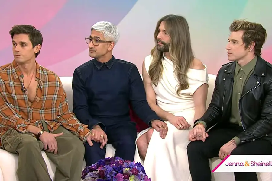 Antoni Porowski, Tan France, Jonathan Van Ness and Jeremiah Brent on 'Today with Jenna & Sheinelle.'.