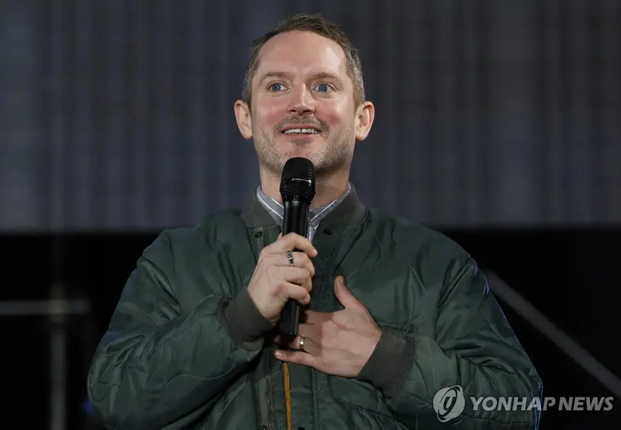 Actor Elijah Wood attending Tokyo Comic-Con last December [EPA Yonhap News Photo]