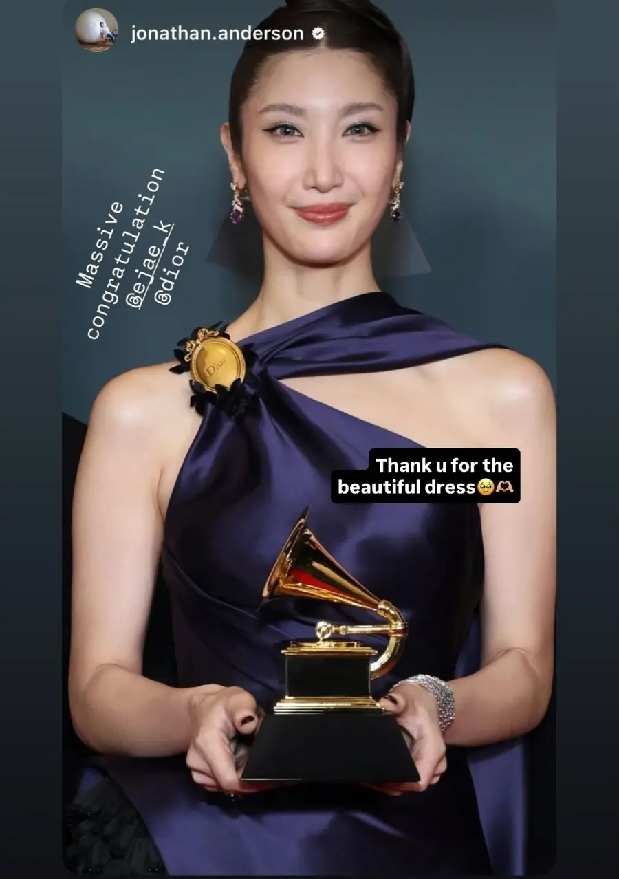 Grammy-winning singer-songwriter Lee Jae (EJAE) [Lee Jae Instagram Capture]