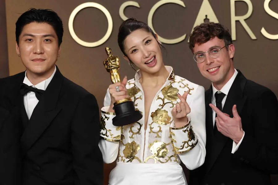 〈ケデハン〉オリジナルサウンドトラック（OST）「ゴールデン」、アメリカアカデミー賞主題歌賞受賞 [AFP=聯合ニュース]