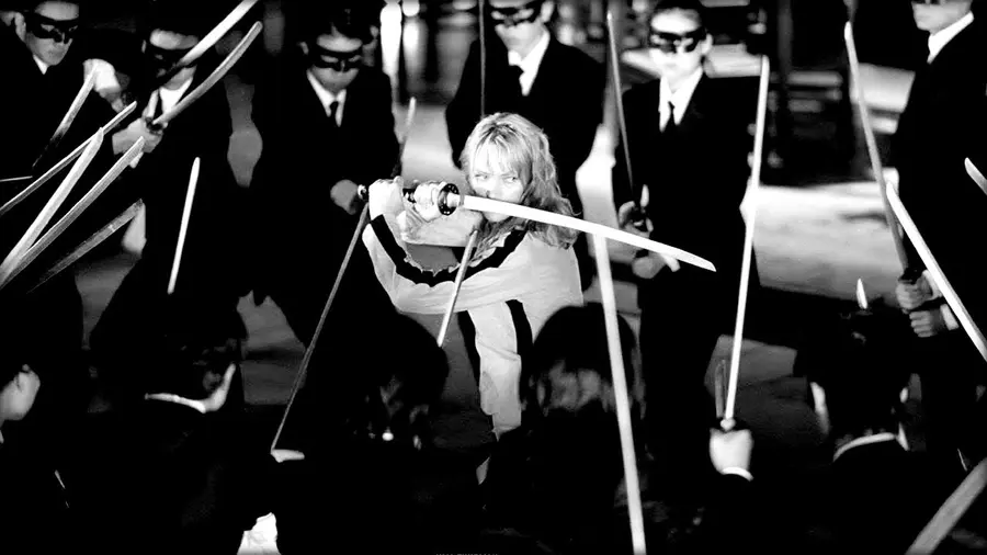 〈In Kill Bill: The Whole Bloody Affair, you can see the Nokyeopjeong scene in full color.〉