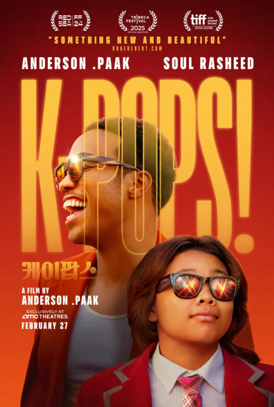 The First Film Poster 'K-POPS!' Directed by Anderson Paak / U.S. Release on February 27