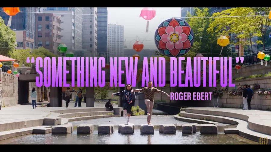 The Cheonggyecheon scene from the trailer video of the first film 'K-POPS!' directed by Anderson Paak _ Capture