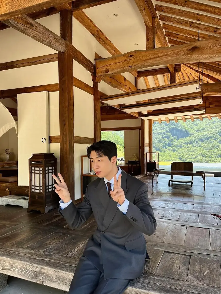 ユ・スビンが公開した撮影現場のユ・スビン