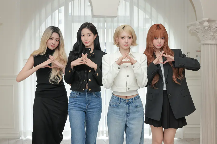 Girl group Le Sserafim [SOURCE MUSIC provided]