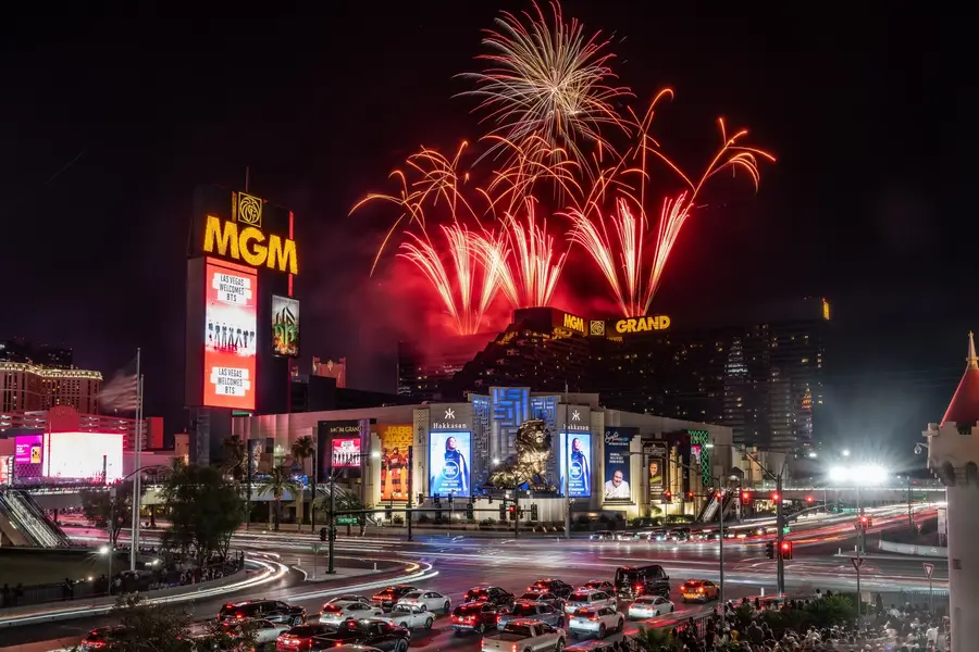 Street scenes from 'BTS The City Arirang - Las Vegas' [provided by BigHit Music]