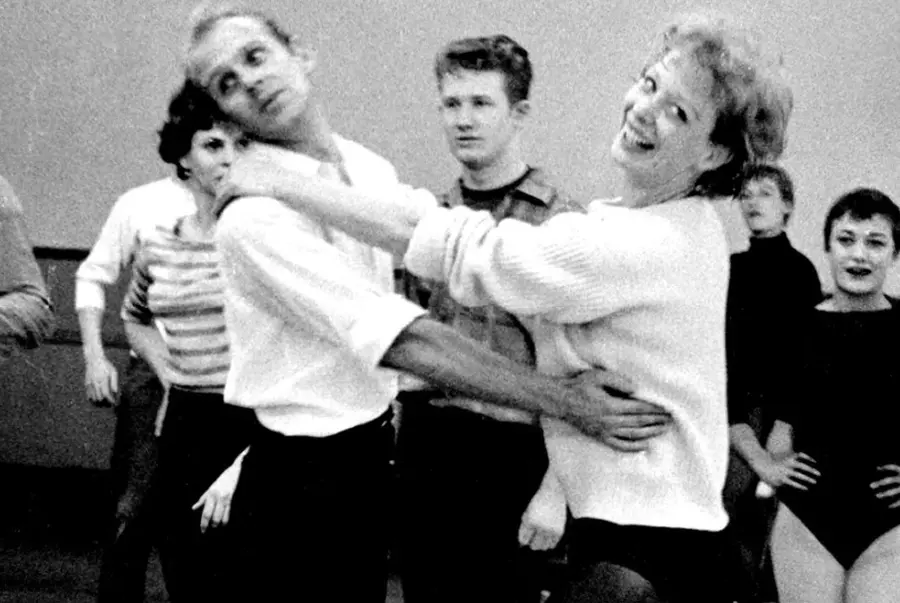 Bob Fosse (left) and Gwen Verdon