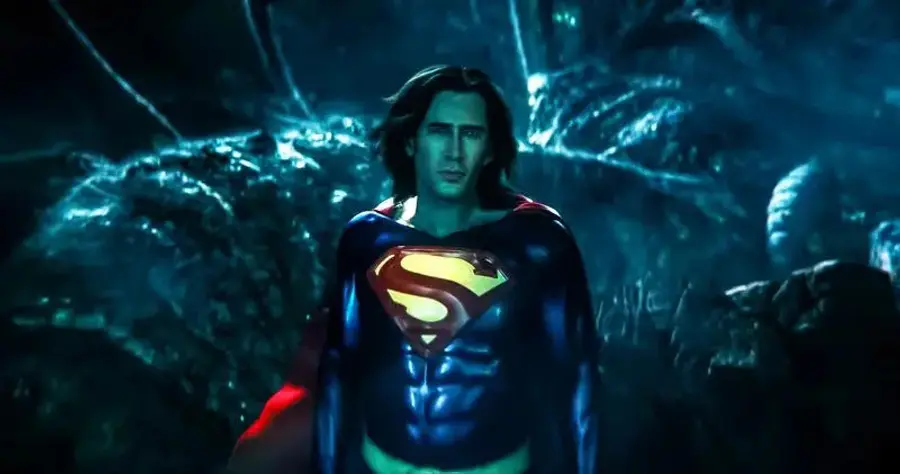 〈The Flash〉's recreation of Nicolas Cage's Superman