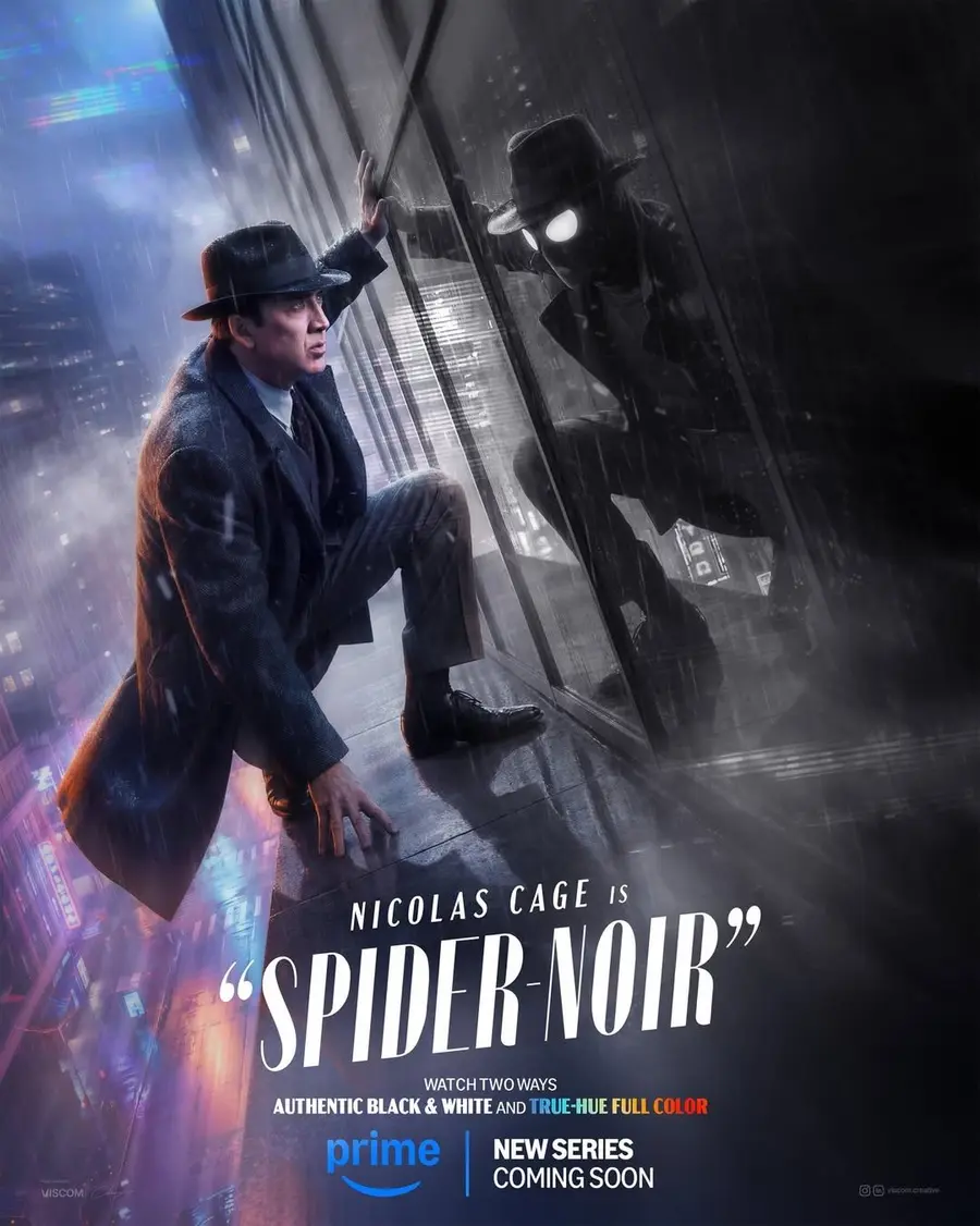 Nicolas Cage starring in 〈Spider-Man Noir〉