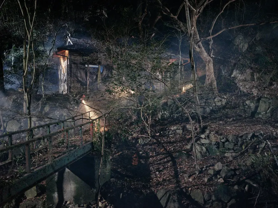 A still from the film ‘Shinsa: Whispers of the Demon’ [Provided by Library Company. No redistribution or DB use]