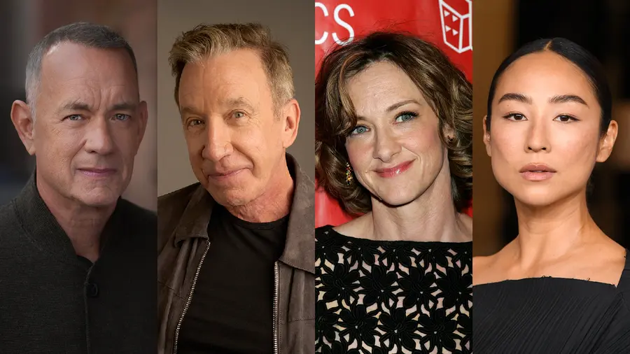 （左から）ウッディ役 トム・ハンクス、バズ役 ティム・アレン、ジェシー役 ジョーン・キューザック、リリーパッド役 グレタ・リー（提供＝ウォルト・ディズニー・カンパニー・コリア）